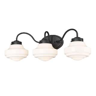 Golden Lighting Ingalls 3-light Vanity in Matte Black