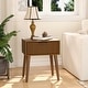preview thumbnail 5 of 40, COSIEST Modern Brown Nightstand with Drawers