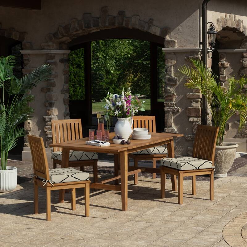 ARDEN Foam Outdoor Dining Seat Cushion, 19 x 19