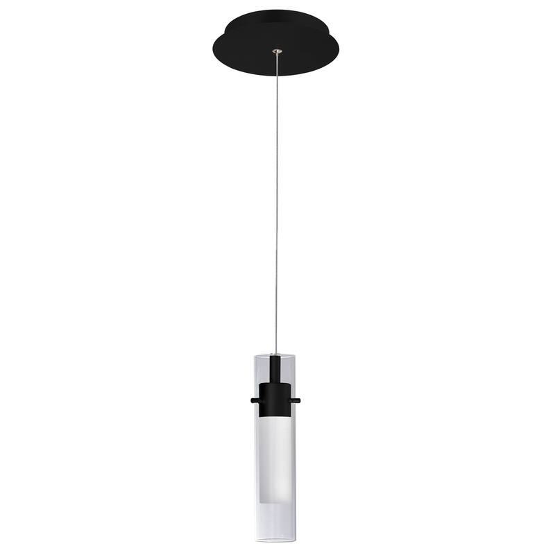 Olinda Integrated LED 5in Black Mini Pendant