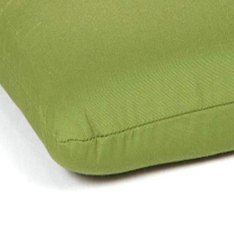 Sunbrella® Stripe Fabric 1-Piece Indoor/Outdoor Bench Cushion, 48"W x 18"L, Brannon Redwood - 48"W x 18"L