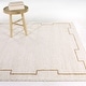 preview thumbnail 6 of 8, Clive Transitional Border Area Rug 5'3" x 7' - Cream/Rust