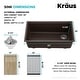 preview thumbnail 7 of 122, KRAUS Bellucci Workstation Undermount Granite Composite Kitchen Sink