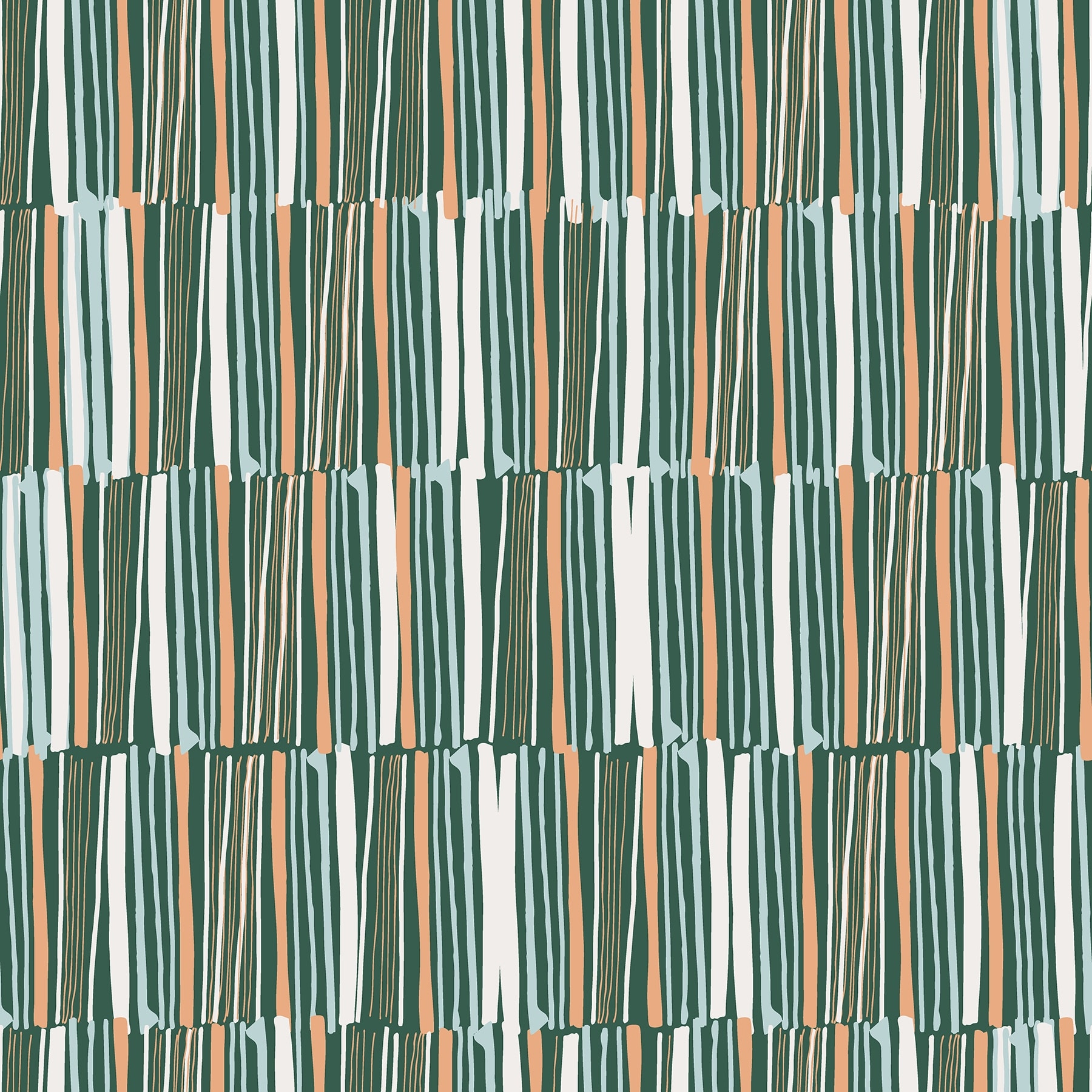Leah Duncan Green Thistle Peel & Stick Wallpaper
