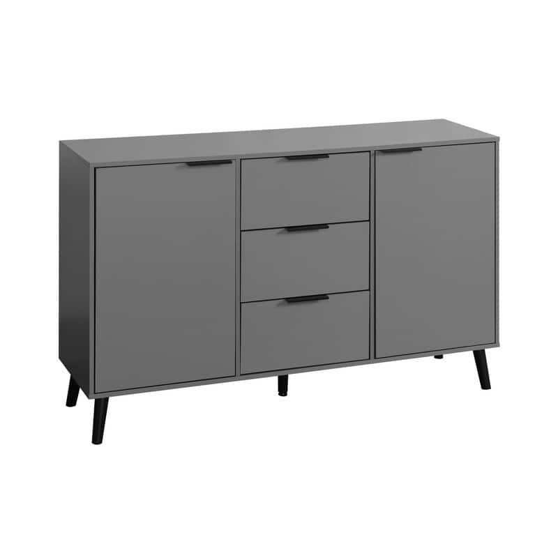 47.2" Kitchen Cabinet with 3 Drawers and 2 Doors