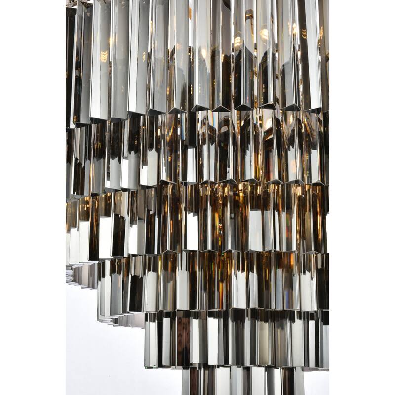 Elegant Lighting 1201D44-SS/RC Sydney 33 Light 44" Wide Crystal