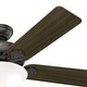 preview thumbnail 8 of 19, Hunter 52" Pro's Best Traditional Ceiling Fan with LED Light Kit and Pull Chain - DC Motor - ENERGY STAR!