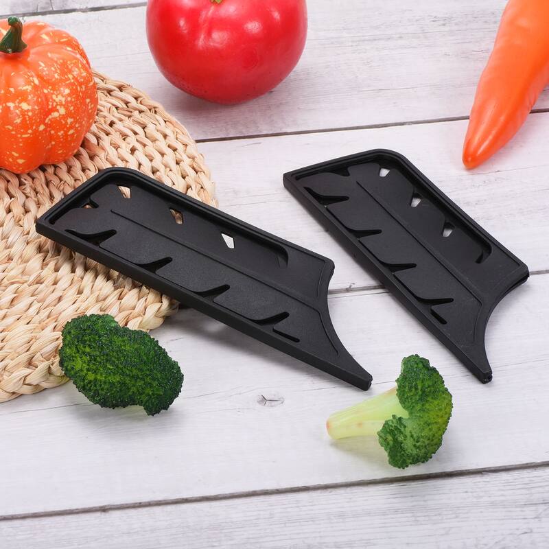 Plastic Kitchen Knife Sheath Cover Sleeves for 7" Nakiri Knife, Black