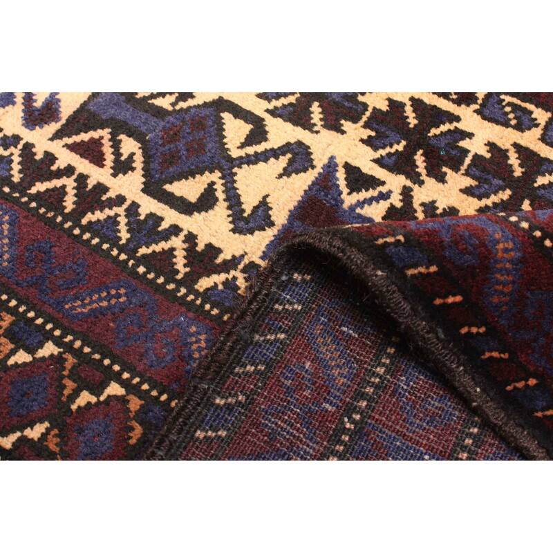 ECARPETGALLERY Hand-knotted Teimani Beige Wool Rug - 3'1 x 4'10