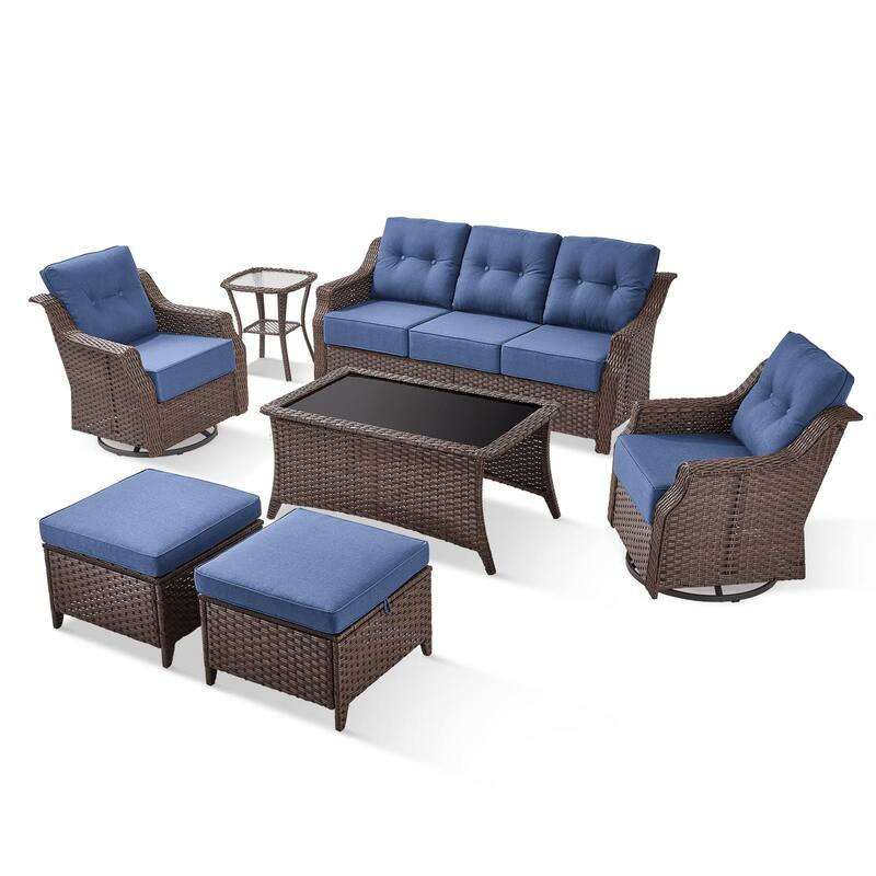 Outdoor Wicker Rattan Sofa Set for Garden