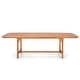 preview thumbnail 5 of 16, MAISON ARTS Patio Solid Acacia Wood Expandable Dining Table for 6/8 People