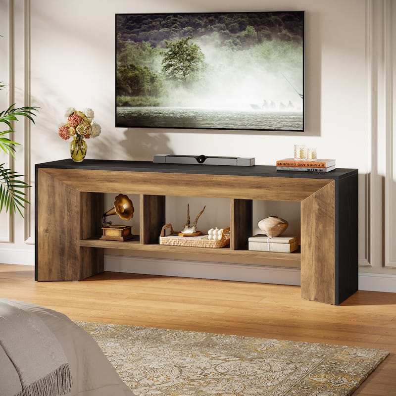 63-Inch Long TV Stand for Up to 70 Inch TV
