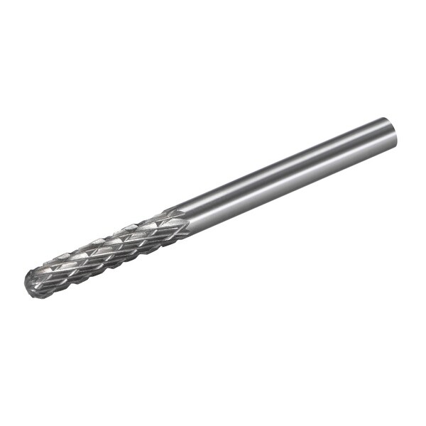 Double Cut Rotary Burrs File Cylinder Shape 1/8" Shank Dia and 1/8" Head Size - Cylinder Shape - 1/8"x1/8"