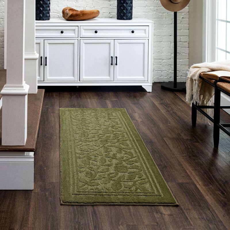 Mohawk Home Wellington Botanical Machine Washable Area Rug