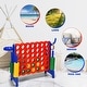 preview thumbnail 30 of 28, 2.5Ft 4-to-Score Giant Game Set - 33" x 13" x 30" (L x W x H)