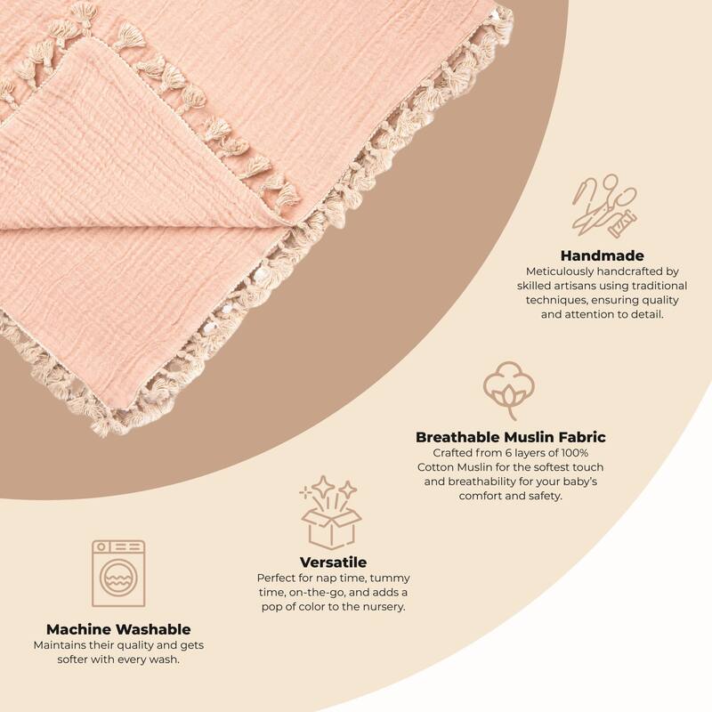 Crane Baby 6-Layer Muslin Blanket