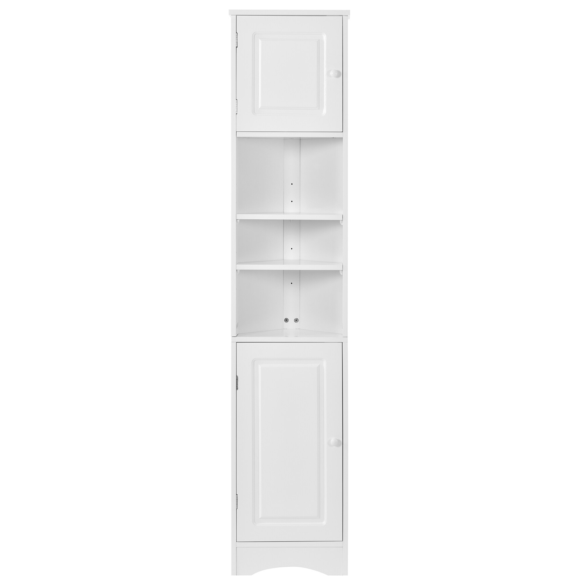 Triangle Tall Corner Cabinet Bathroom Storage Cabinet Kitchen