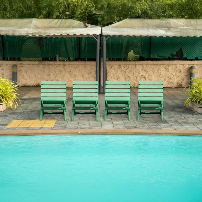 Versailles Fully Assembed All-Weather HDPE Outdoor Folding Patio Chair
