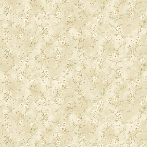 Brewster DLR54634-SAM 8"x 10" Sample of DLR54634 - Beige Floral