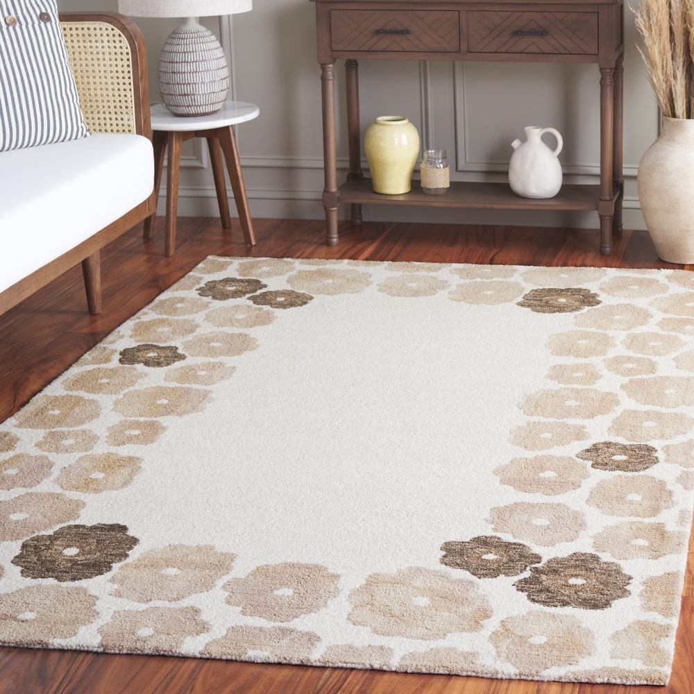 SAFAVIEH Handmade Jardin Denecia Country Wool Rug