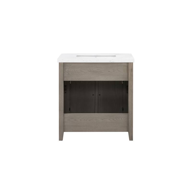 31'' Seward Bathroom Vanity with Engineered Stone Top - 31 L x 22 D x 34 H