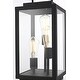 preview thumbnail 3 of 8, Desmond Outdoor Lawn Light in Black