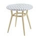 preview thumbnail 36 of 50, Contemporary Aluminum 3-piece Kid's Patio Outdoor Table and Chair Set by Furniture of America