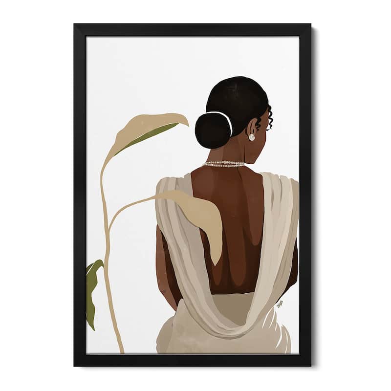 Nora Premium Framed Poster by Bria Nicole - Black - 24x32x1