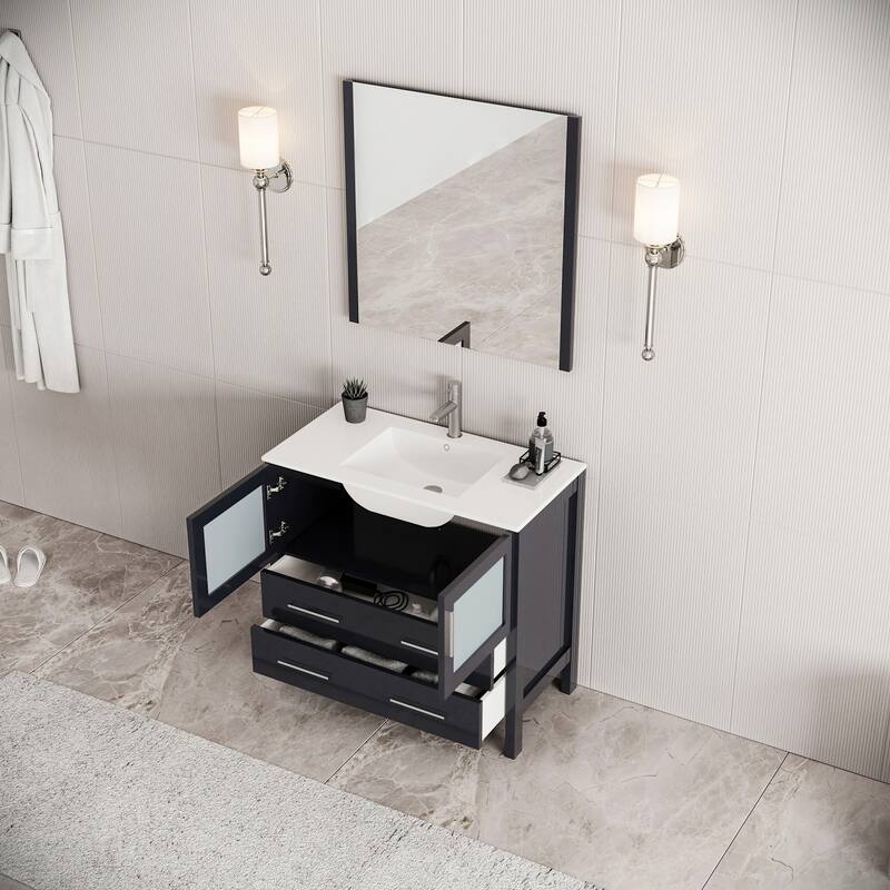 Fresca Torino 36" Free Standing Single Vanity Set with Engineered Wood