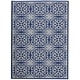 preview thumbnail 53 of 129, Nourison Jane Floral Medallion Indoor only Area Rug 6' x 9' - Navy/Ivory