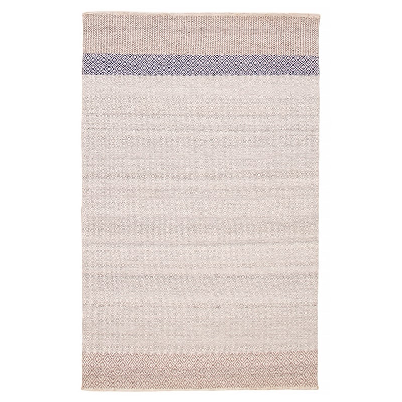 Nevada Grey Kilim 5'1" x 8'3" - 5'1 x 8'3 - Light Grey - 5'1 x 8'3