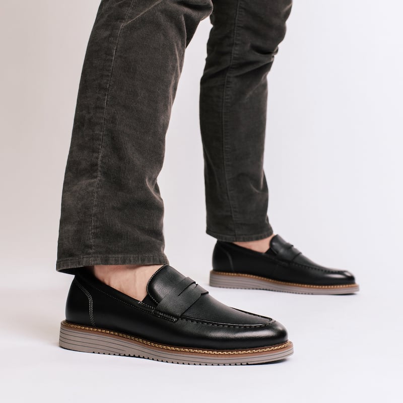 Vance Mens Princeton Slip-on Hybrid Penny Loafer Casual Dress Shoe