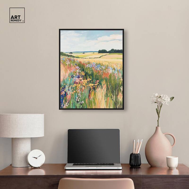 Open Field I Canvas by Art Remedy