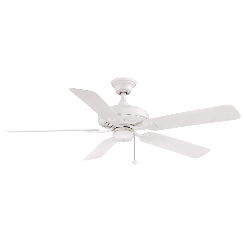 Edgewood 52 inch Indoor/Outdoor Ceiling Fan with Matte White Blades - Matte White