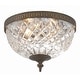 preview thumbnail 1 of 9, Crystorama Lighting Group Richmond 2 Light 10" Wide Flush Mount Bowl English Bronze