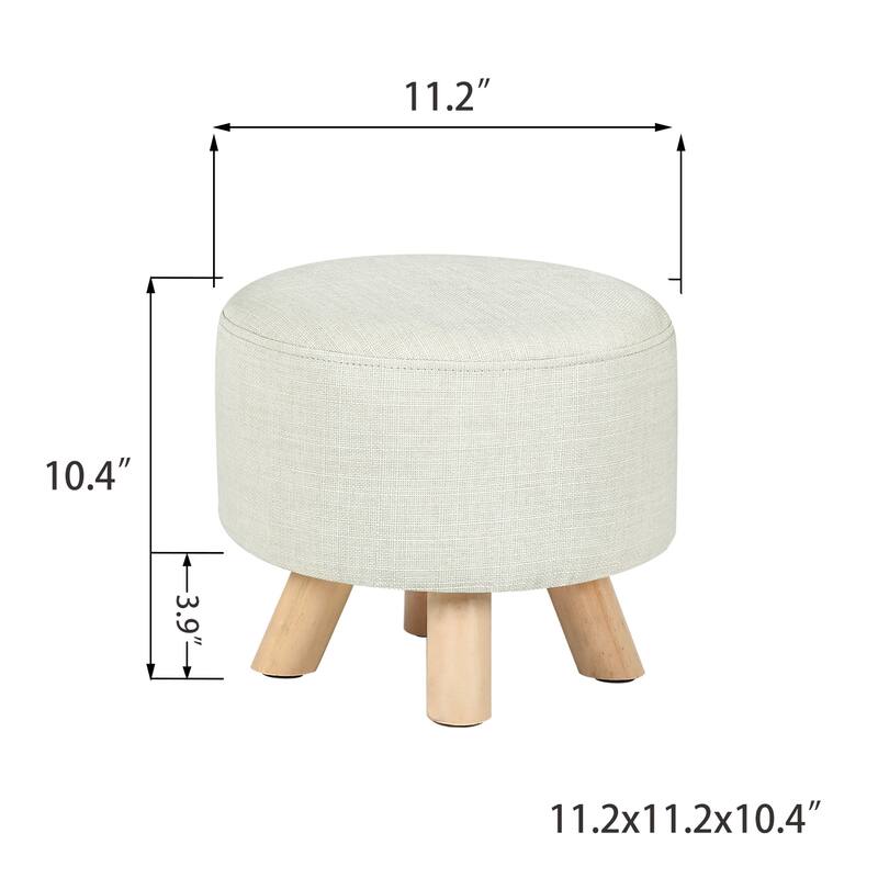 Adeco Foot Rest Ottoman Pet Stool