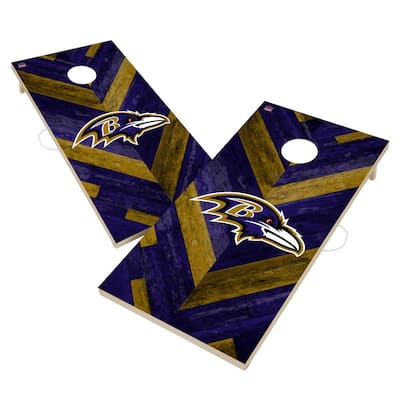 Baltimore Ravens NFL Cornhole Board Set