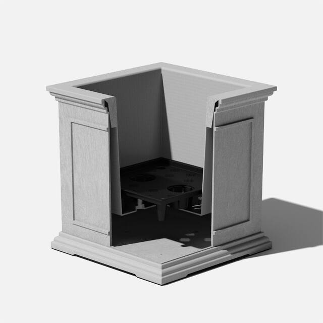 Veradek Brixton Cube 20-inch Planter Box