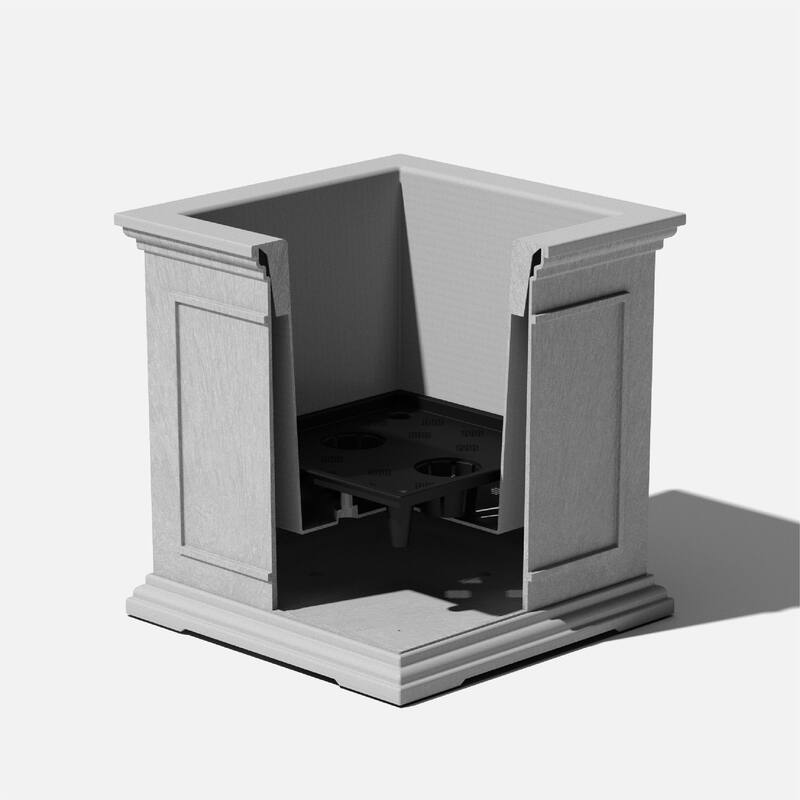 Veradek Brixton Cube 20-inch Planter Box