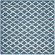 preview thumbnail 28 of 167, SAFAVIEH Handmade Cambridge Prudie Modern Moroccan Wool Rug 4' x 4' Square - Navy/Ivory
