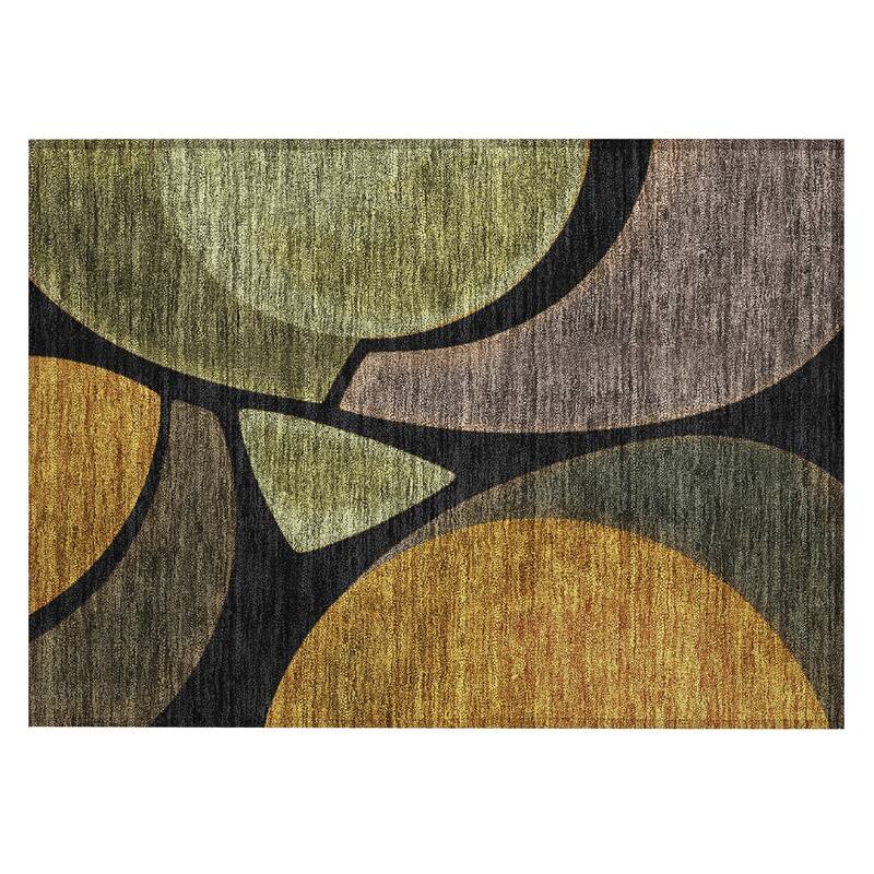 Machine Washable Indoor/ Outdoor Modern Hays Chantille Rug
