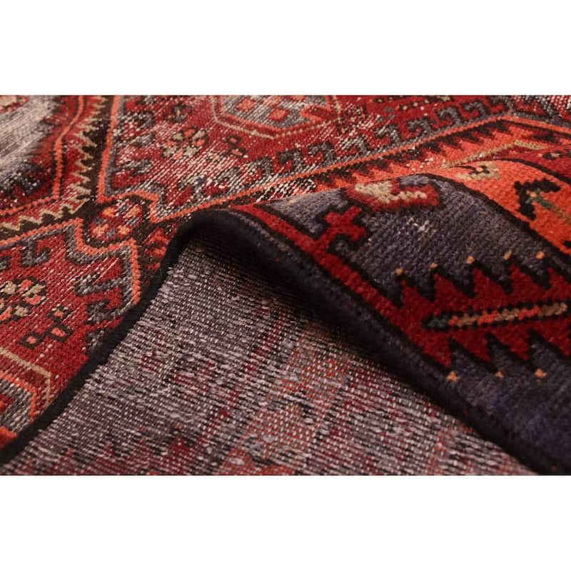 ECARPETGALLERY Hand-knotted Anadol Vintage Red Wool Rug - 3'1 x 9'6