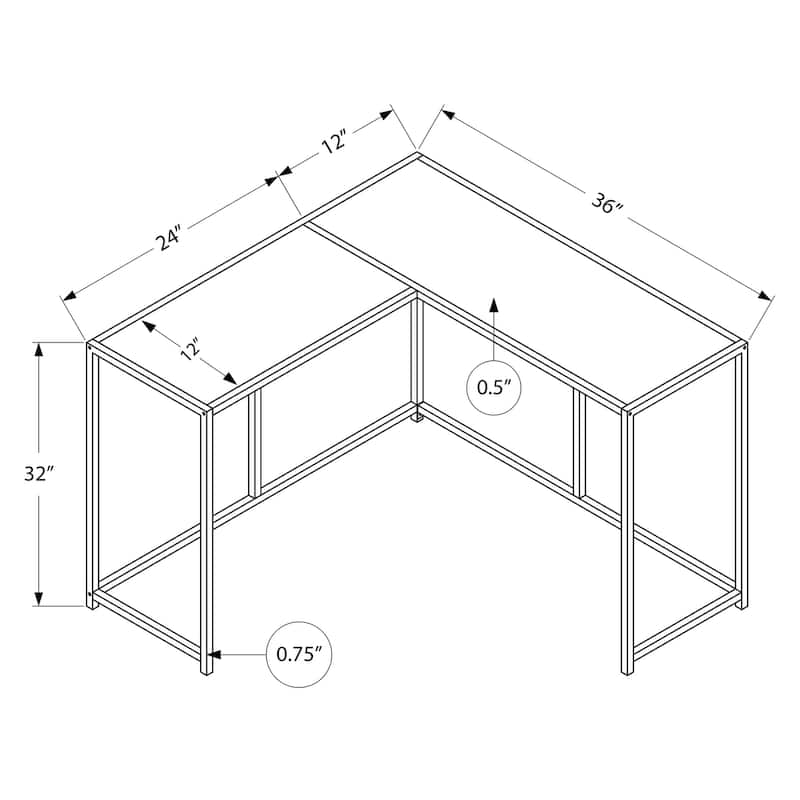 Accent Table, Console - White