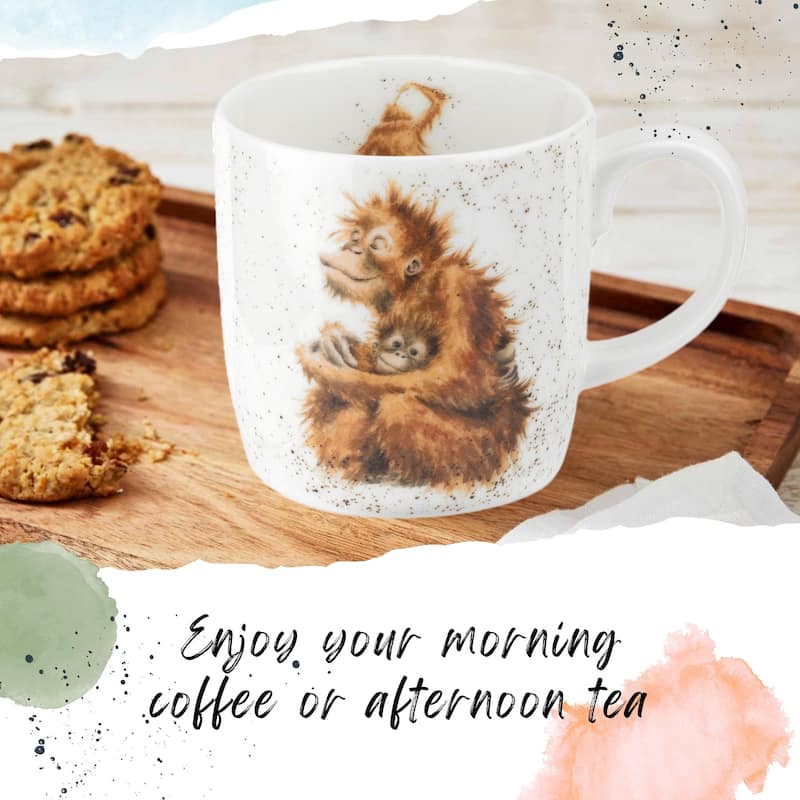 Royal Worcester Wrendale Designs Mug Wildlife Animals