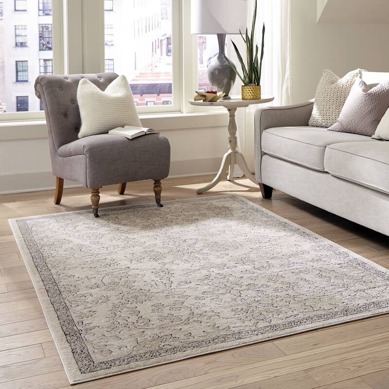 Transitional Wedo Collection Area Rug - 9'x12' - Ivory