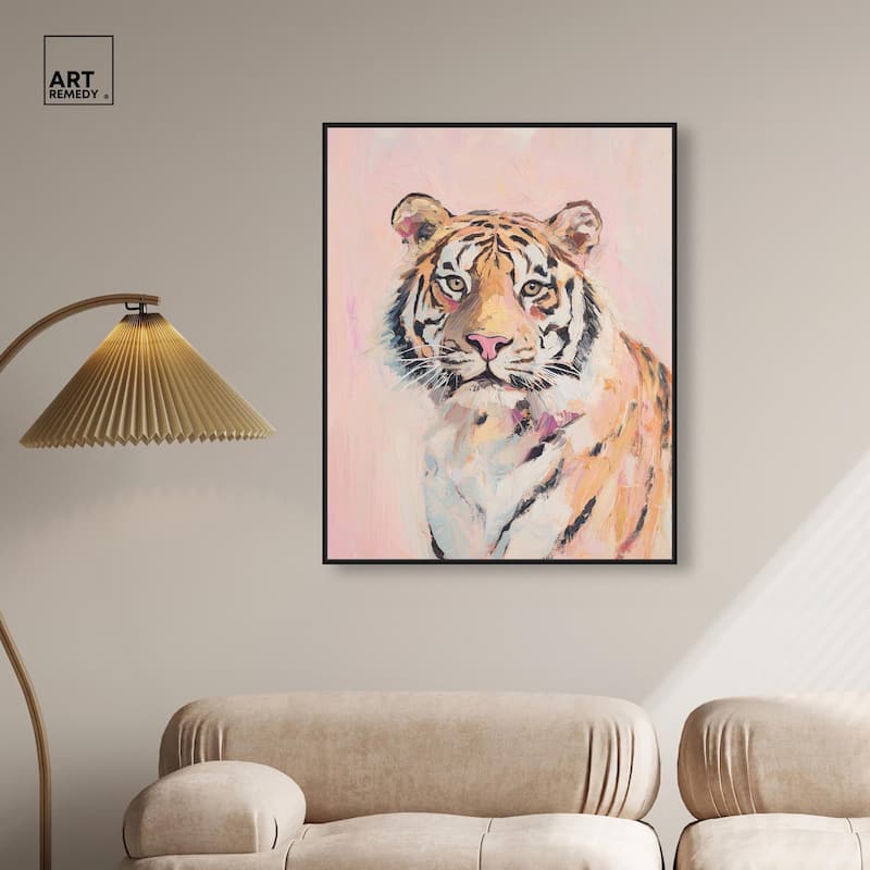 Quiet Tiger Canvas by Art Remedy