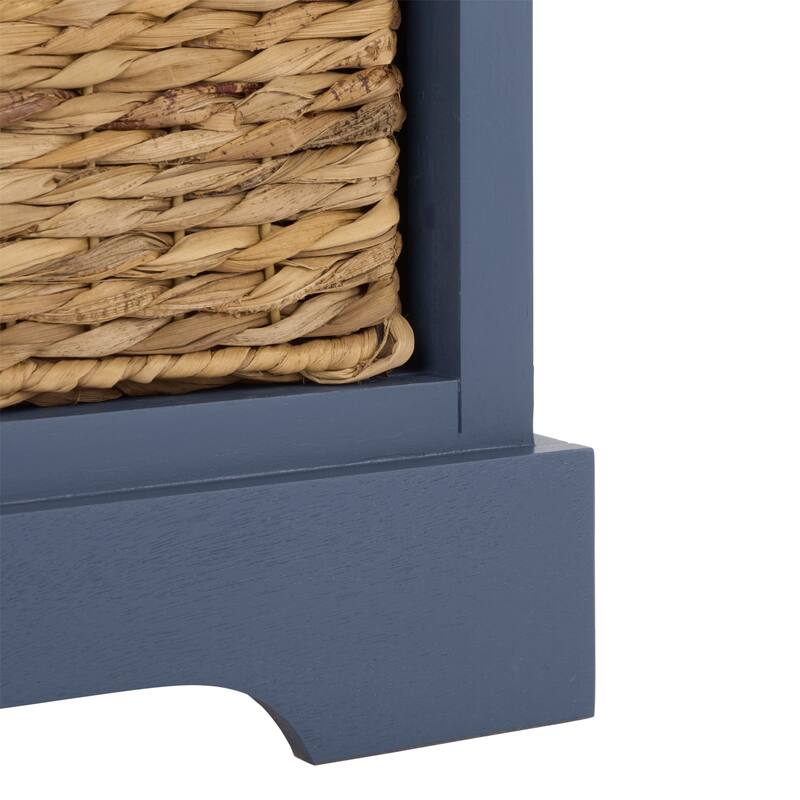 SAFAVIEH Ara Grey 3-Drawer Storage Unit - 42.1" x 15.4" x 19.7" - 42"W x 15"D x 20"H