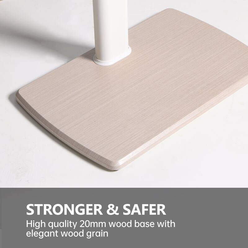 FITUEYES Sturdy Wood Base Floor Stand TV Mount for 32-70 inch TVs