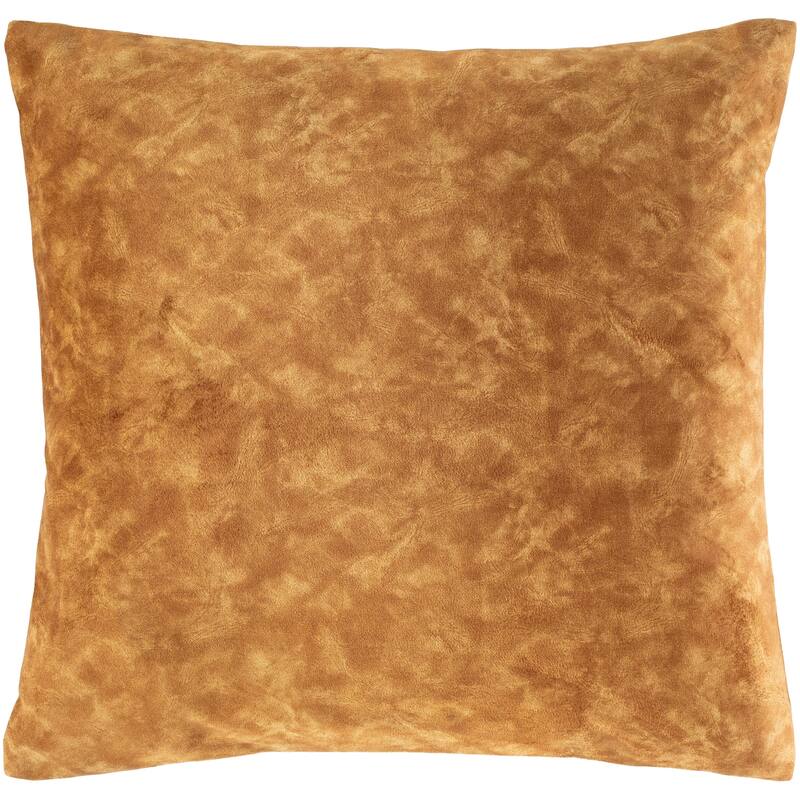 Yasemin Faux Suede Abstract Throw Pillow