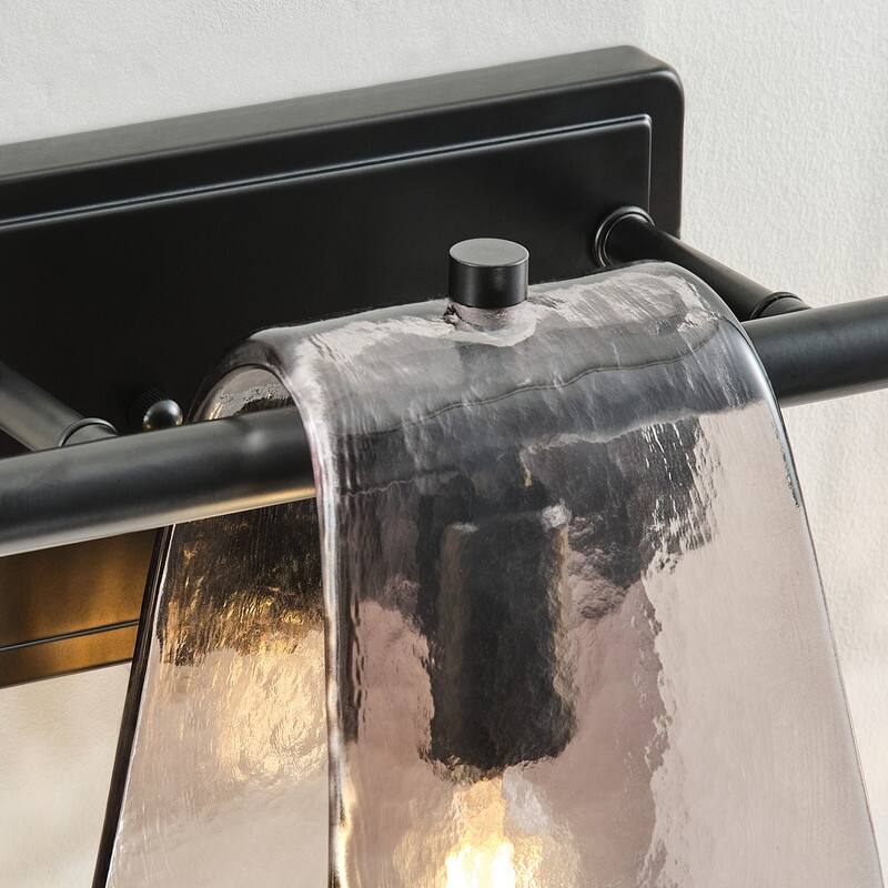 Starsky 3 - Light Modern Dimmable Gray Glass Bathroom Vanity Light